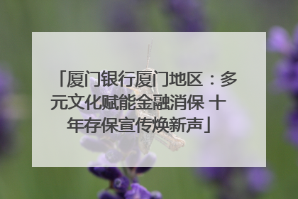 厦门银行厦门地区：多元文化赋能金融消保 十年存保宣传焕新声